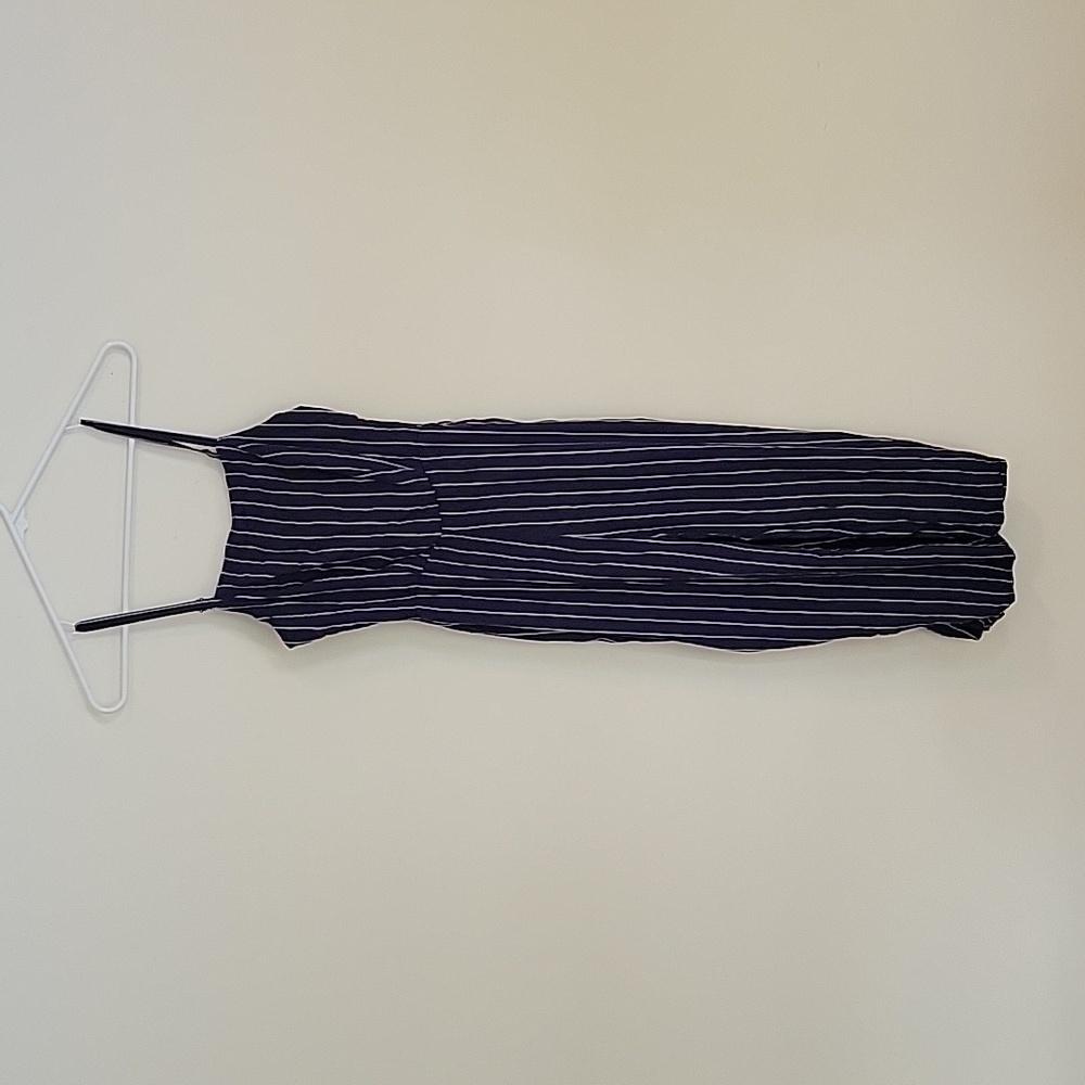 Old Navy Blue & White Jumpsuit Women's XS